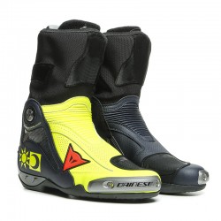 Dainese Axial D1 Replica Valentino Rossi Yellow  Blue Boots